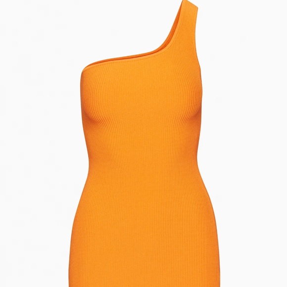 Aritzia Babaton Sculpt Knit One-shoulder Dress - Picture 1 of 4